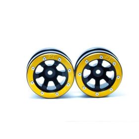 Metsafil Beadlock Wheels PT- Claw Schwarz/Gold 1.9 (2 St.) / MT0060BGO