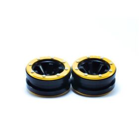 Metsafil Beadlock Wheels PT- Claw Schwarz/Gold 1.9 (2 St.) / MT0060BGO