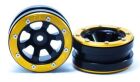 Metsafil Beadlock Wheels PT- Claw Schwarz/Gold 1.9 (2 St.) / MT0060BGO