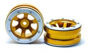 Metsafil Beadlock Wheels PT- Claw Gold/Silber 1.9 (2 St.)...