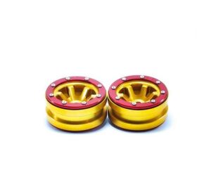 Metsafil Beadlock Wheels PT- Claw Gold/Rot 1.9 (2 St.) / MT0060GOR