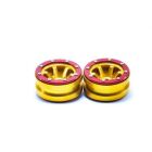 Metsafil Beadlock Wheels PT- Claw Gold/Rot 1.9 (2 St.) / MT0060GOR