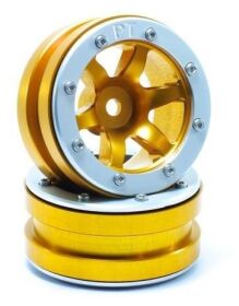 Metsafil Beadlock Wheels PT- Wave Gold/Silber 1.9 (2 St.)...