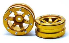 Metsafil Beadlock Wheels PT- Wave Gold/Gold 1.9 (2 St.) /...