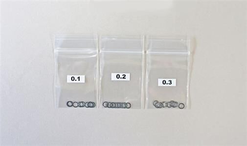 Mugen Zehntelscheiben Set 4x6 MUGEN (0,1 / 0,2 / 0,3, 10 Stk.) / MUGB0764