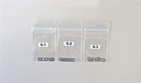 Mugen Zehntelscheiben Set 4x6 MUGEN (0,1 / 0,2 / 0,3, 10...