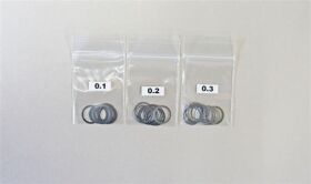 Mugen Zehntelscheiben Set 12x15 (0,1 / 0,2 / 0,3, 10...