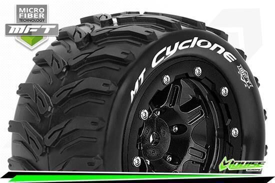Louise Traxxas 1/10 MAXX MFT MT 3.2 Cyclone 1/10 soft Felge schwarz / T3331SB
