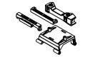 Amewi Chassis Halterungen Set / 021-17223006