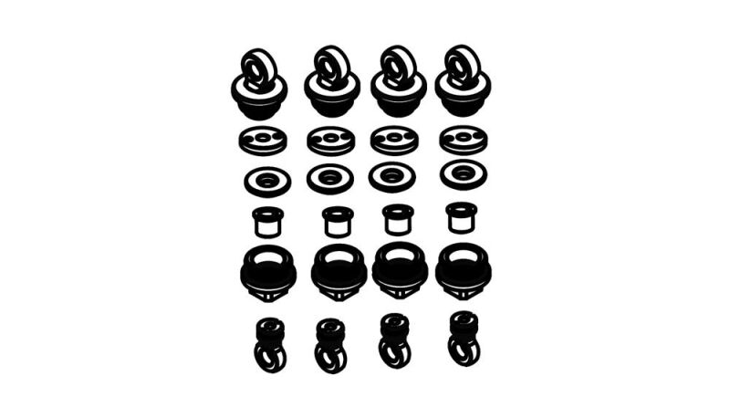 Amewi Stoßdämpfer Teile Set / 021-17223020