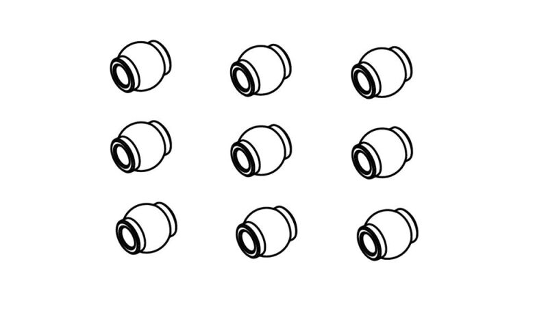 Amewi Kugelköpfe Streben / 021-17223052