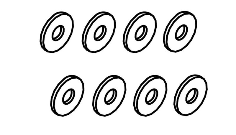 Amewi Shim Scheiben 6x2,5x0,5 / 021-17223068