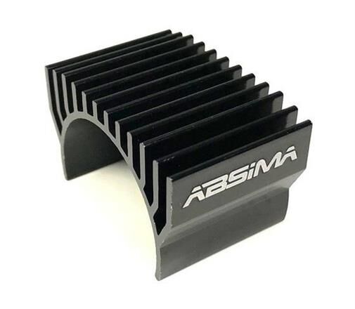 ABSIMA Aluminium Kühlkörper schwarz für 1:10 Motoren / 2310030