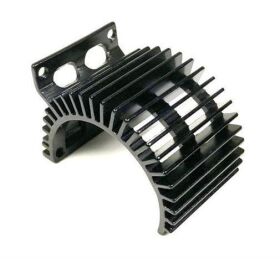 ABSIMA Aluminium Kühlkörper schwarz für 1:10 Motoren mit seitlicher Lüfterhalterung / 2310031