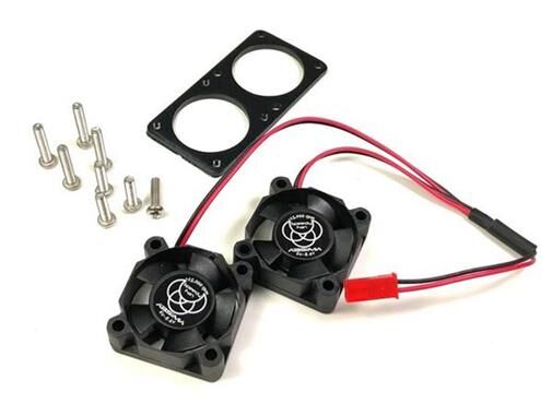 ABSIMA High Speed Doppellüfter 30mm 15000 RPM mit Aluminium Halteplatte / 2310035