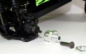 ABSIMA Aluminium Felgenadapter Set 12 mm auf 17 mm mit Spurverbreiterung +15mm / 2560023