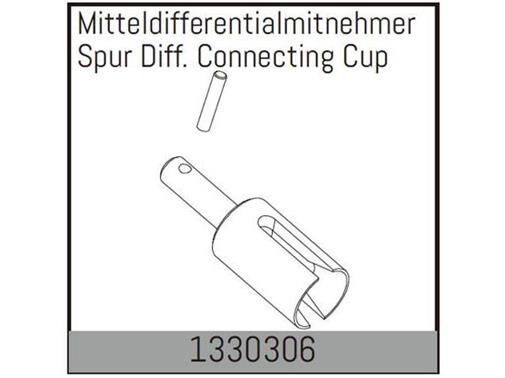 ABSIMA Mitteldifferentialmitnehmer / 1330306