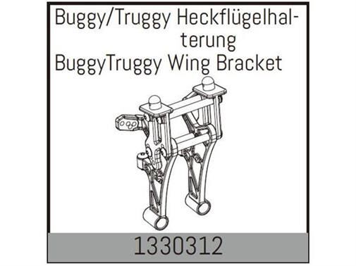 ABSIMA Heckflügelhalterung / 1330312