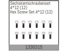 ABSIMA Sechskantschraubenset 4*12 (12 St.) / 1330315