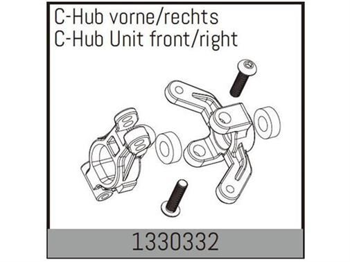 ABSIMA C-Hub vorne/rechts / 1330332