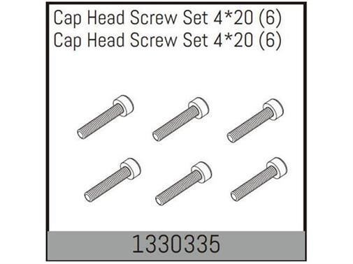 ABSIMA Zylinderkopfschraubenset 4*20 (6 St.) / 1330335