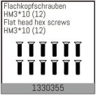 ABSIMA HM3*10mm Flachkopfschrauben (12 St.) / 1330355