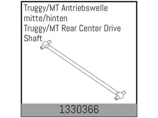 ABSIMA Truggy/MT Antriebswelle mitte/hinten / 1330366