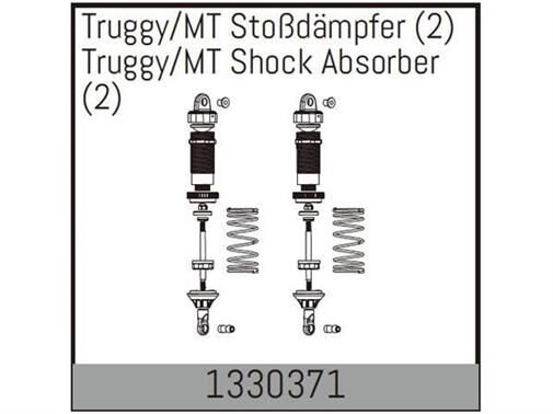 ABSIMA Truggy/MT Stoßdämpfer (2 St.) / 1330371