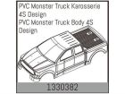 ABSIMA PVC Monster Truck Karosserie 4S Design / 1330382