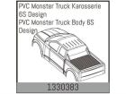 ABSIMA PVC Monster Truck Karosserie 6S Design / 1330383