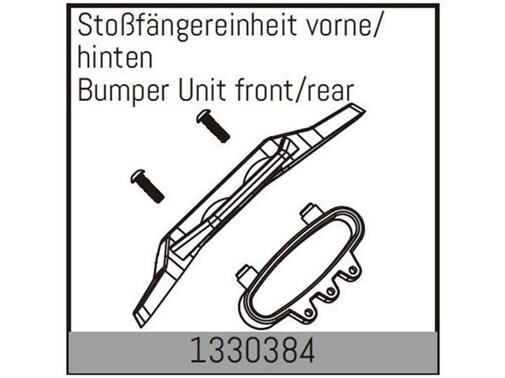 ABSIMA Stoßfängereinheit vorne/hinten (2 St.) / 1330384