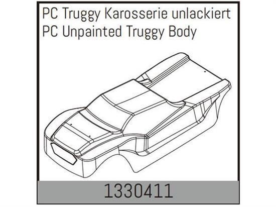 ABSIMA PC Truggy Karosserie unlackiert / 1330411