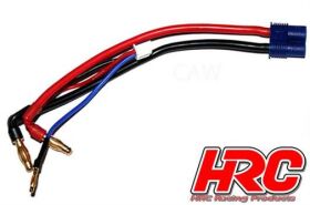 HRC Racing Fahr & Ladekabel 4mm Gold Stecker zu EC3...