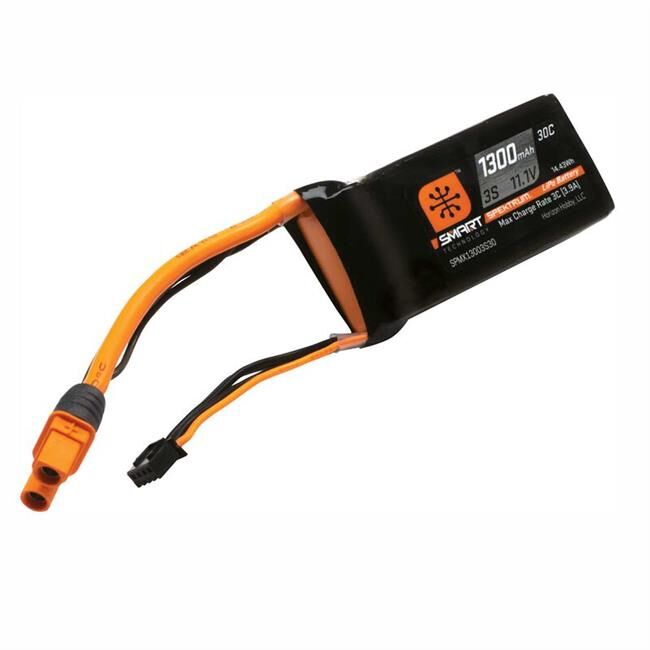 Spektrum Akku 1300mAh 3S 11.1V Smart LiPo Akku 30C IC3 / SPMX13003S30M
