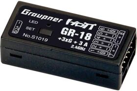 Graupner GR-18 + 3XG + 3A HOTT EMPFÄNGER / S1019