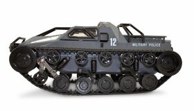 AMEWI Ketten-Drift-Fahrzeug Military Police 1:12 grau/blau RTR / 22439