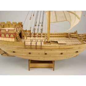 Shipyard Standmodell Wütender Hund Kogge von 1390 Laser-Holzbausatz 1:72 / 24616