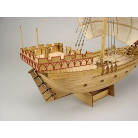 Shipyard Standmodell Wütender Hund Kogge von 1390 Laser-Holzbausatz 1:72 / 24616