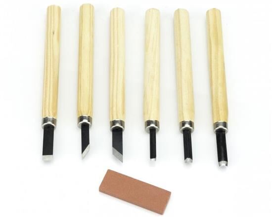 Krick Xuron Holzschnitzmeserset 7-teilig / Micro-Shear Flush Cutter / 492421