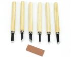 Krick Xuron Holzschnitzmeserset 7-teilig / Micro-Shear Flush Cutter / 492421