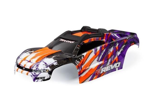 Traxxas E-Revo® VXL Brushless Karo E-Revo purble mit Aufkleber / TRX8611T