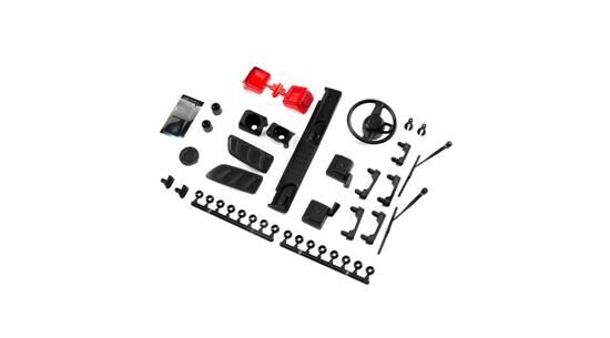 AXIAL Ersatzteil Exterior Body Detail Parts Jeep JLU: SCX10III / AXI230022