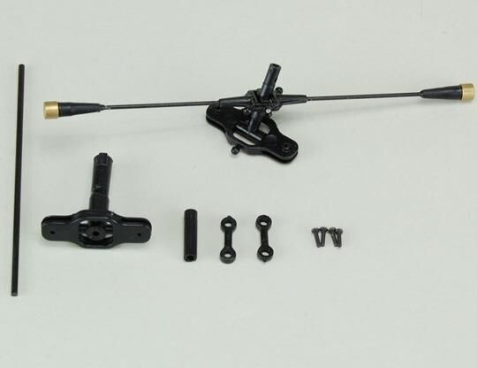 Ares Stabilizer Flybar, Rotor Head and Main Shaft Set: Chronos CX / AZSH1159