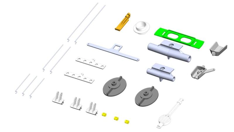 Multiplex Ersatzteil Kleinteilesatz FunCub NG / 1-01433