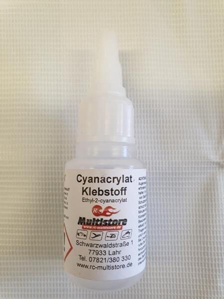 RC Multistore Sekundenkleber CA 20g Cyano dünnflüssig / 040396