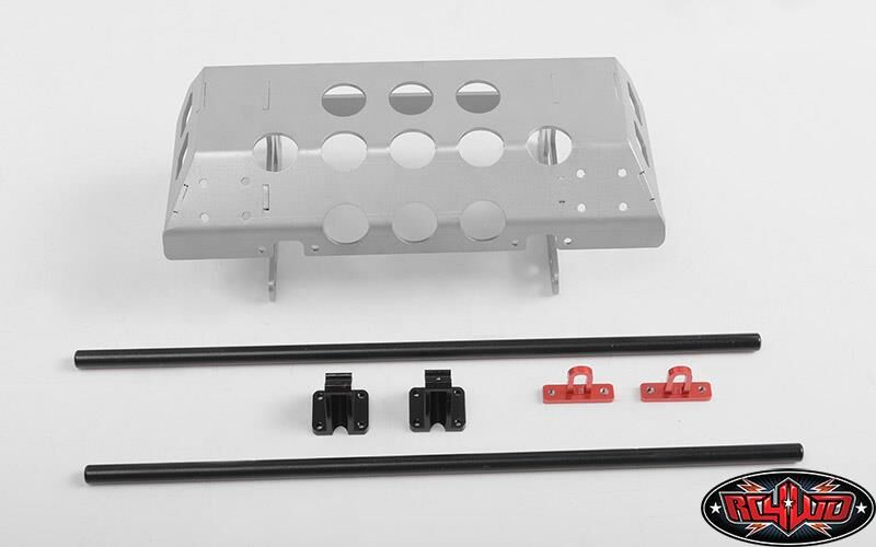RC4WD Tarka Steel Tube Bumper with Skid Plate and D-Ring Mounts / RC4VVVC0983
