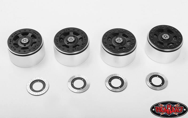 RC4WD TNK 2.2 Beadlock Wheels w/ Brake Discs (4x) / RC4VVVC0987
