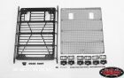 RC4WD Command Roof Rack w/ Diamond Plate & 6x Square Lights / RC4VVVC1001