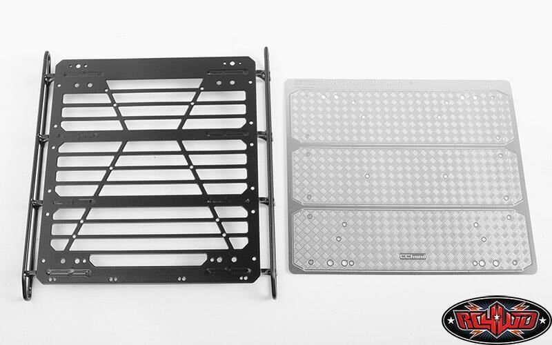 RC4WD Command Roof Rack w/ Diamond Plate / RC4VVVC1002