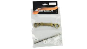 AMEWI Querlenkerhalter hinten Aluminium gun metal /...